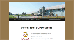 Desktop Screenshot of bcpork.ca